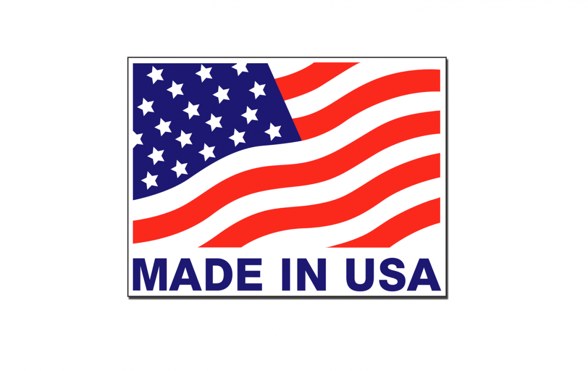 Logo gemaakt in Amerika