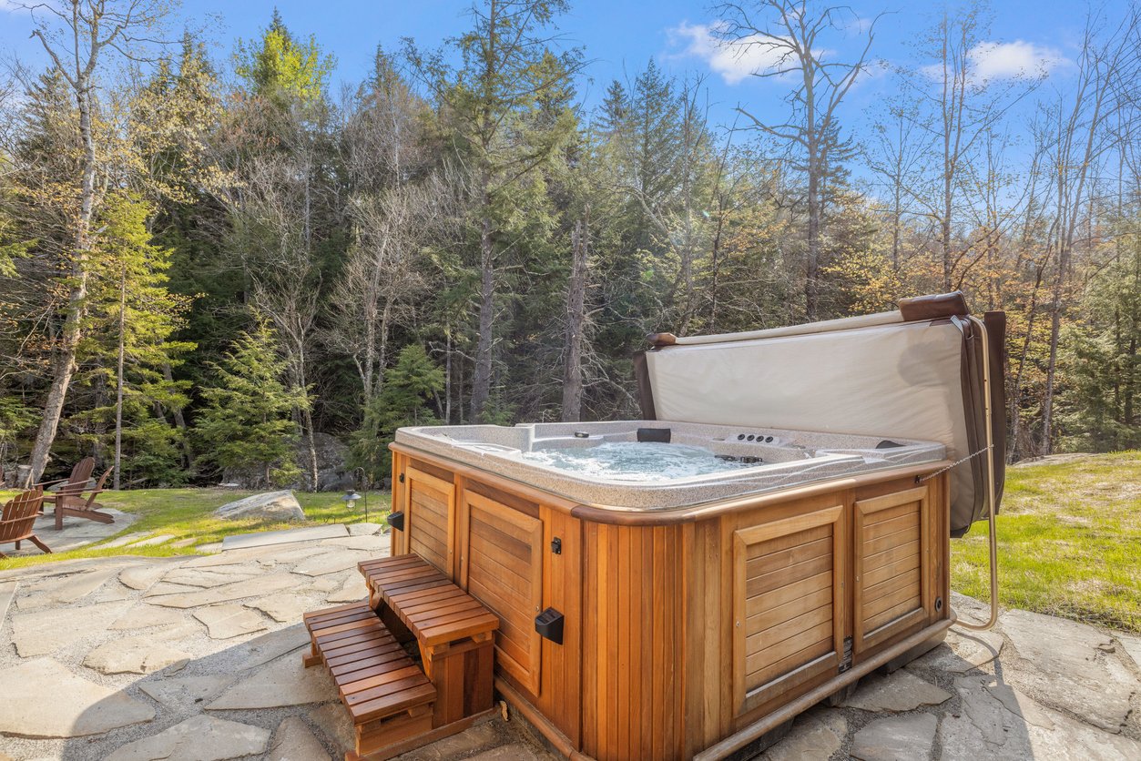 jaccuzi in de tuin