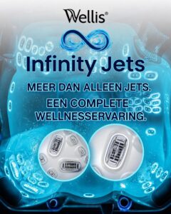 Diversiteit van Wellis massage jets 1 Infinity jets wellis