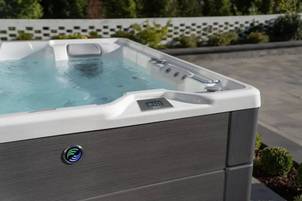 HotSpring Spa's 4 Detail van de zitplaatsen en jets in een HotSpring Highlife